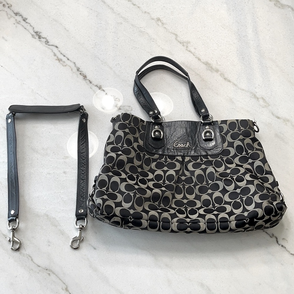 •COACH• Ashley Signature Satchel Shoulder/Handbag - Picture 10 of 15